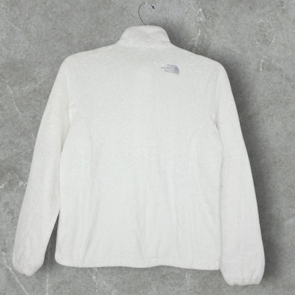 THE NORTH FACE Soft Faux Fur Jacket Women's Size M Full Zip - Picture 2 of 15